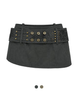 Kaia Stud Belt Skort