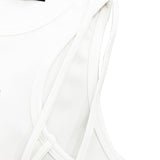 WAVE STRAP SLEEVELESS_WHITE