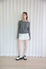 STRAP WOOL OFF SHOULDER KNIT (3 COLORS)