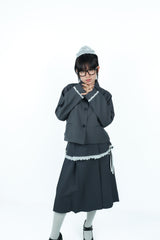 bigribbon jacket(gray)