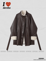 Signature Leather Warm Half Coat