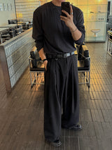 パターン ラウンド ロングスリーブ