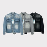 ASCLO Coolever Biker Denim Jacket (3color)