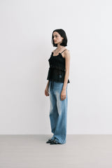ss cubic pants (blue)