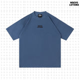 グラシアアニマルズピュアブルーデニムウォッシュドヘビーウエイトTシャツ（Blue Whale）