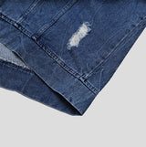 Ute Vintage Crop Short Sleeve Denim Jacket