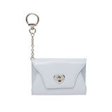 Heart Lock Keyring Multi Pouch Card Wallet Skyblue