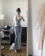 plumpy wrap lace glam top