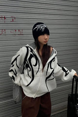 Irie knit zip-up white