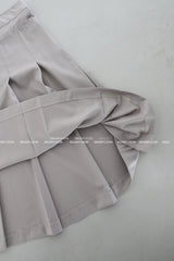 Meet pleats pleated midi skirt