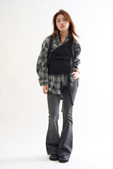 Sophie layer wool wrap top