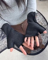 Deed Soft Wool Half Gloves