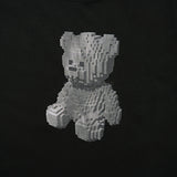 24FW BLOCK BEAR SHORT SLEEVE T-SHIRT BLACK