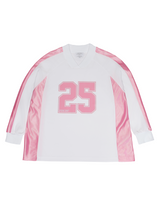 25P PER 25P ナンバー ブロックコア 長袖 Tシャツ 25B41220 PK/BL