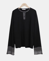 Mion Stripe Point Long Sleeve T-Shirt