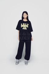 24FW オールドスクールクラックプリンティングショートスリーブTシャツブラック