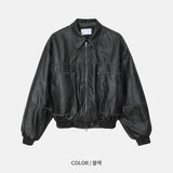 Bold Leather Short Padding
