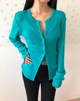 Myur Summer Ribbed Cardigan