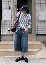 RUU Sand Washing Denim Bermuda Pants