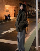 Youel wool shearing coat