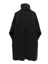 High-neck adjust double long coat