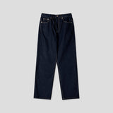 Handle Over Embroidered Denim Pants