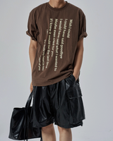 ウィッシュオーバーサイズ半袖Tシャツ