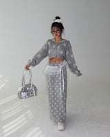 Dot Polka Dot Maxi Long Skirt