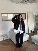 [UNISEX] Veloa overfit long sleeve cardigan jacket (3 colors)