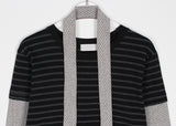STRIPE DOT LAYER TEE