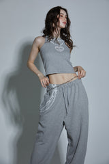 CHAIN SLEEVESS T-SHIRT