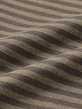 Smoke stripe slim half-sleeves 2color