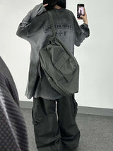 ワッフルダーティーレタリングロングスリーブ