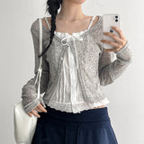 [Linen Cardigan☀️] See-through Cardigan Brini Crop Cardigan (3 colors)