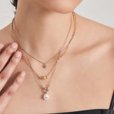 [Go Yunjung, ITZY Yuna Worn] ティアドロップ925シルバーネックレスN045-01H