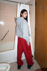 PIPING SWEAT JOGGER PANTS red