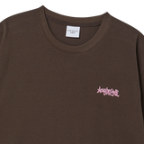25SS ブラーラビット半袖Tシャツ ダークブラウン