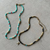 Vintage Mosaic Beads Necklace