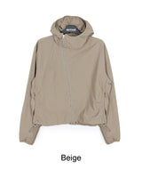 Rippen diagonal zipper windbreaker