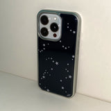 [MADE] スリーニャイトフォンケースブラック (epoxy silver bumper)