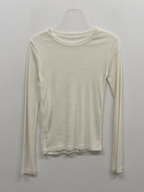 ウィークリー テンセル シースルー ロングスリーブ Tシャツ