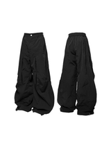24AW クリサリスコクーンブレーキングマルチジップシームディコンスパンチロングパンツ