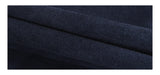Navy drawstring terry mini skirt