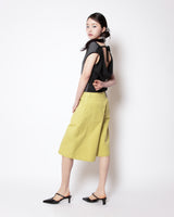 COWL NECK SLEEVELESS (BLACK)