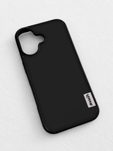 【MADE】マットブラック ピュアホワイト iPhoneケース [Matte Glass/Magsafe]