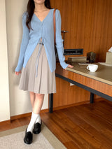 Two-way string cardigan(4color)