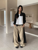 HIGH NECK MAXI TRENCH COAT (3C)