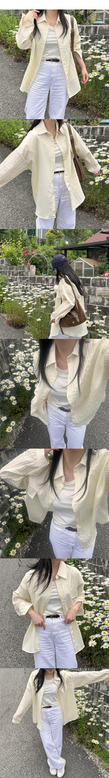 Loose plain blouse nb