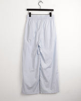 Weba Nylon Pintuck Banding Long Wide Pants