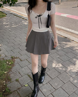 Lulu Short-Sleeved Knitwear & Cap Sleeveless